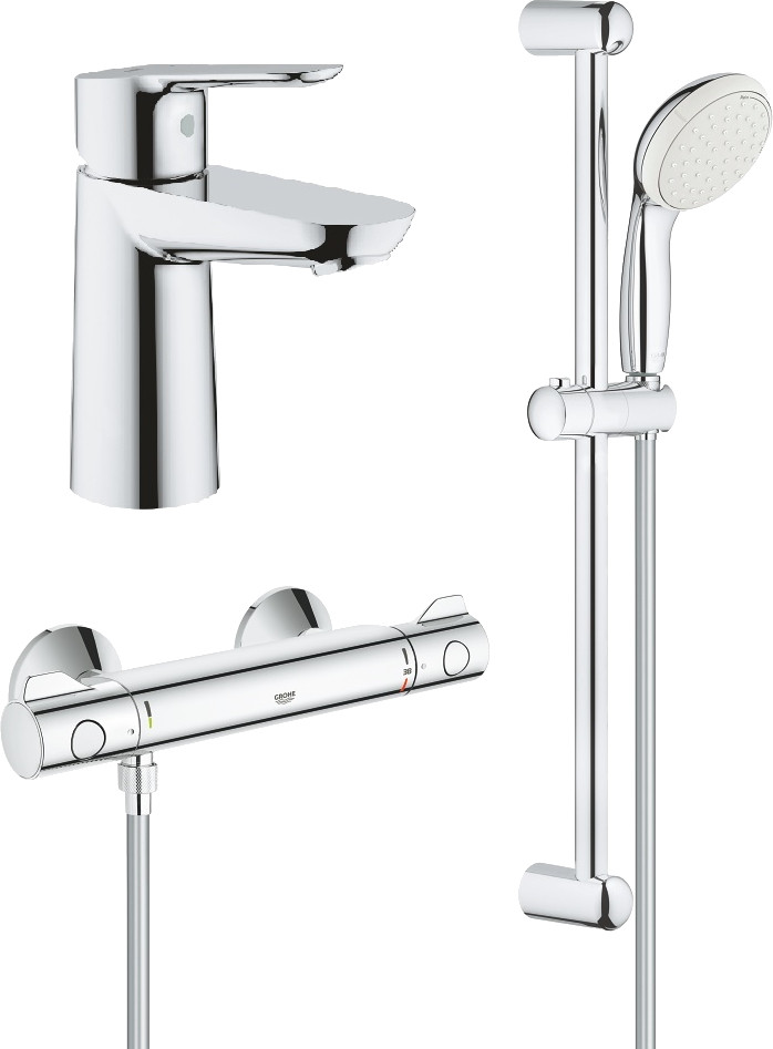 Набор смесителей Grohe Grohtherm 800 BauEdge 34105TS