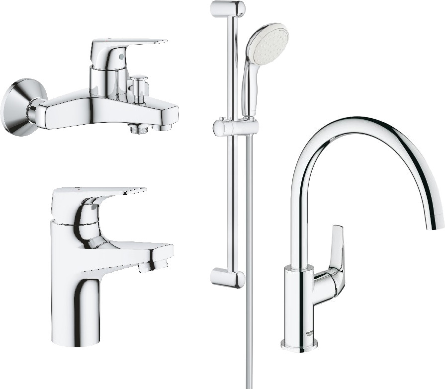 Набор смесителей Grohe BauFlow 121640K