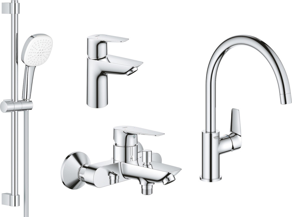 Набор смесителей Grohe BauEdge UA123218K1