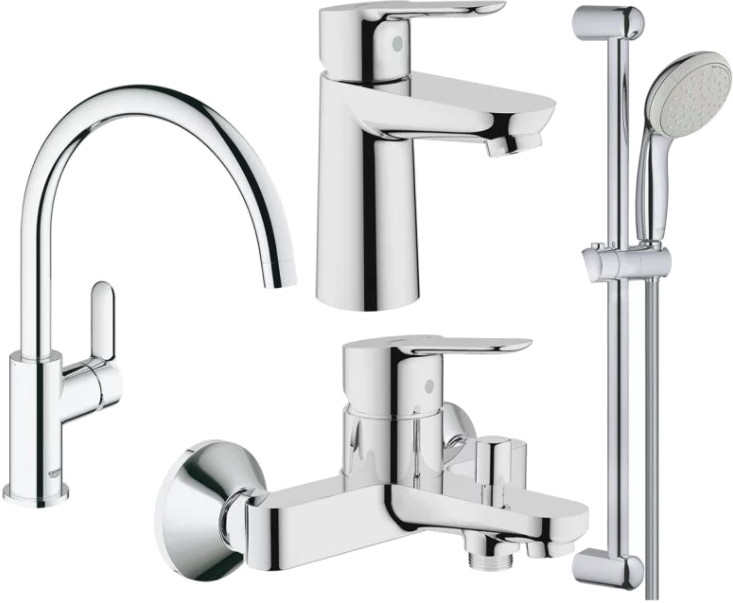 Набор смесителей Grohe BauEdge 123218K