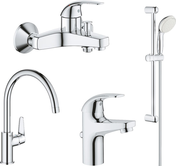 Набор смесителей Grohe BauCurve UA122218K0