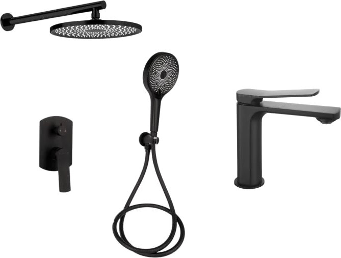 Набор смесителей Q-tap Slavonice QTSLA113BLM4590047716