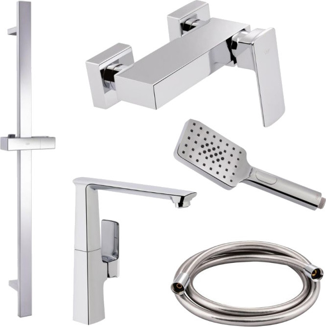 Набор смесителей Q-tap Lodenice QTLOD9031102FC45603