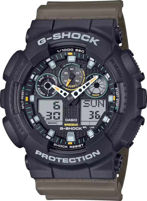 Наручний годинник Casio G-Shock GA-100TU-1A3