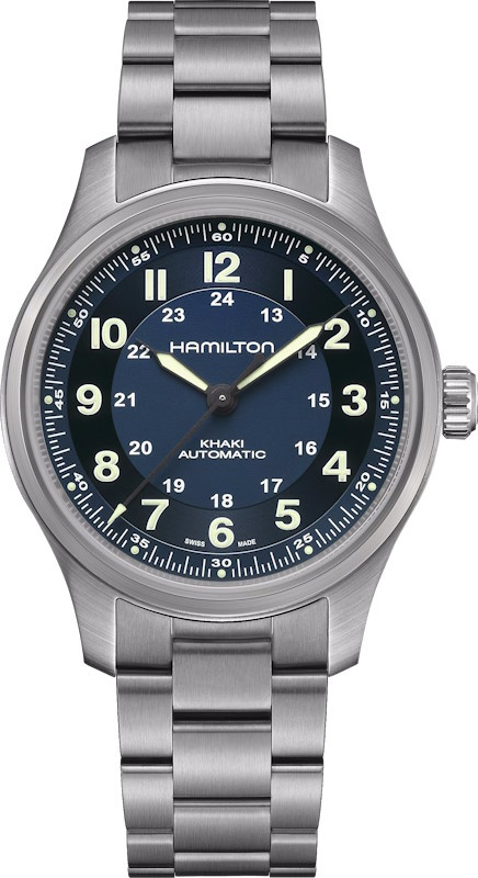 Наручний годинник Hamilton Khaki Field Titanium Auto H70545140