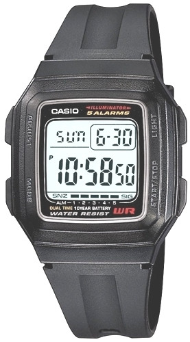 Наручные часы Casio F-201WA-1A