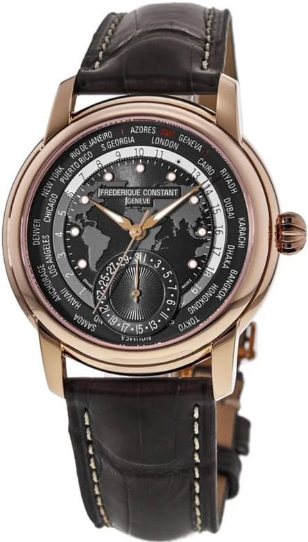 Наручний годинник Frederique Constant Worldtimer Manufacture FC-718DGWM4H4