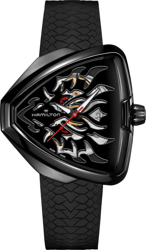 Наручний годинник Hamilton Ventura Elvis80 Skeleton Auto H24535332