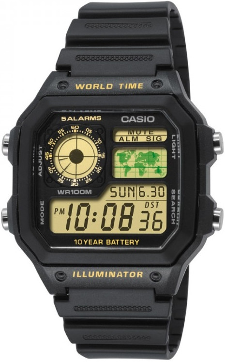 Наручний годинник Casio AE-1200WH-1B