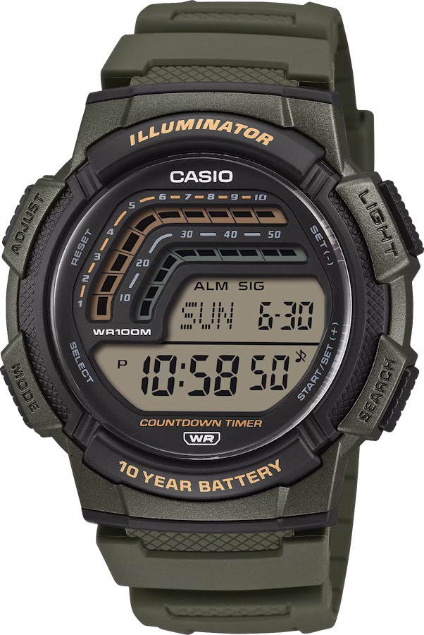 Наручний годинник Casio Illuminator WS-1800-3A