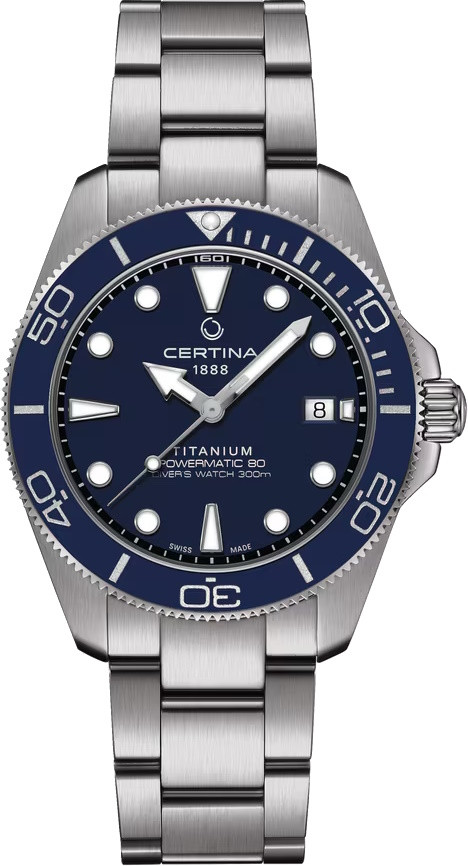 Наручний годинник Certina DS Action Diver Titanium 40.5mm C048.407.44.041.00