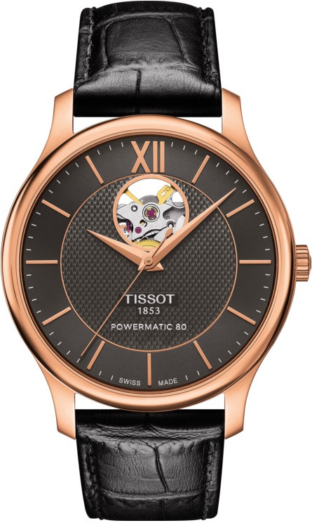 Наручные часы TISSOT Tradition Powermatic 80 Open Heart T063.907.36.068.00