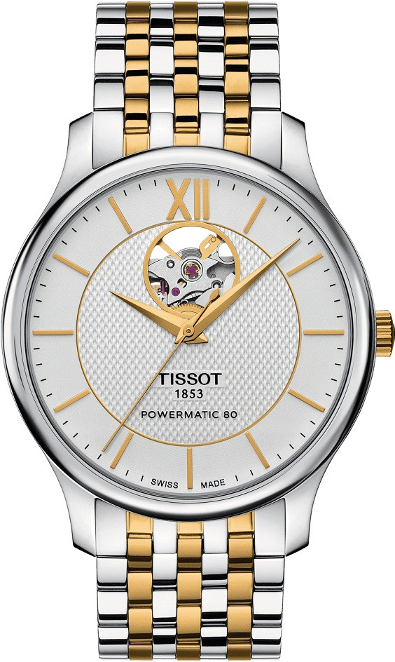 Наручные часы TISSOT Tradition Powermatic 80 Open Heart T063.907.22.038.00