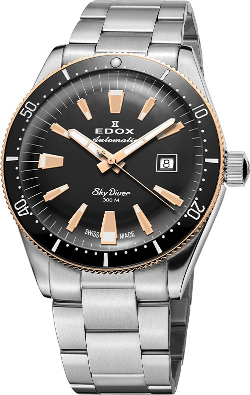 Наручний годинник EDOX SkyDiver 80126 357RNM NIRB