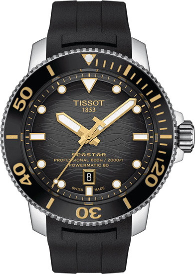 Наручний годинник TISSOT Seastar 2000 Professional Powermatic 80 T120.607.17.441.01