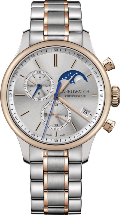 Наручний годинник AEROWATCH Renaissance Chrono Moon-Phase 78986BI03M