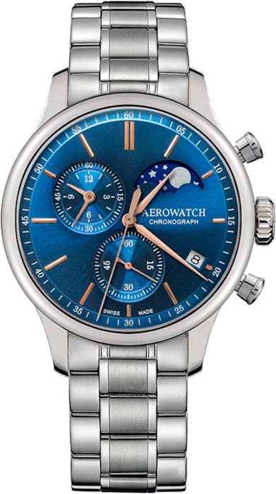Наручний годинник AEROWATCH Renaissance Chrono Moon-Phase 78986AA04M