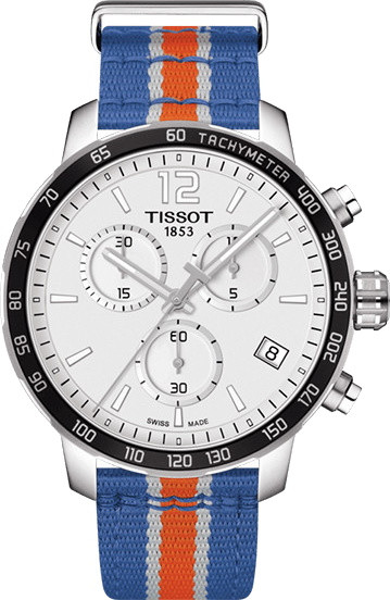 Наручний годинник TISSOT Quickster Chronograph NBA New York Knicks T095.417.17.037.06