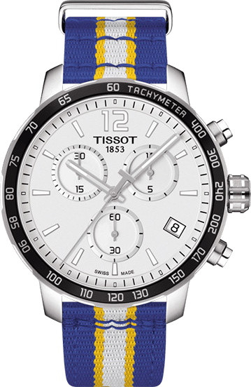 Наручний годинник TISSOT Quickster Chronograph NBA Golden State Warriors T095.417.17.037.15