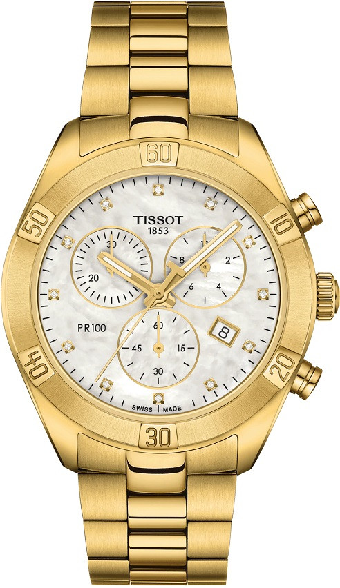 Наручний годинник TISSOT PR 100 Sport Chic Chronograph T101.917.33.116.01