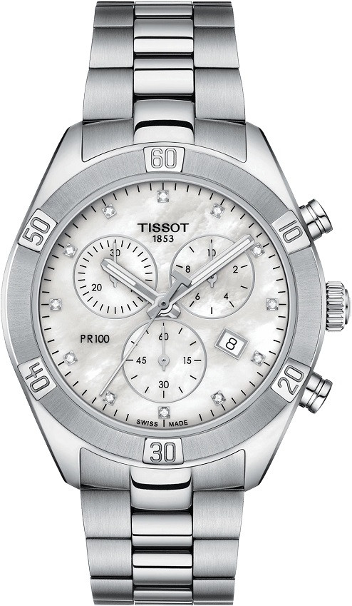 Наручний годинник TISSOT PR 100 Sport Chic Chronograph T101.917.11.116.00