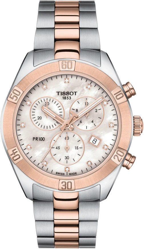 Наручний годинник TISSOT PR 100 Sport Chic Chronograph T101.917.22.116.00