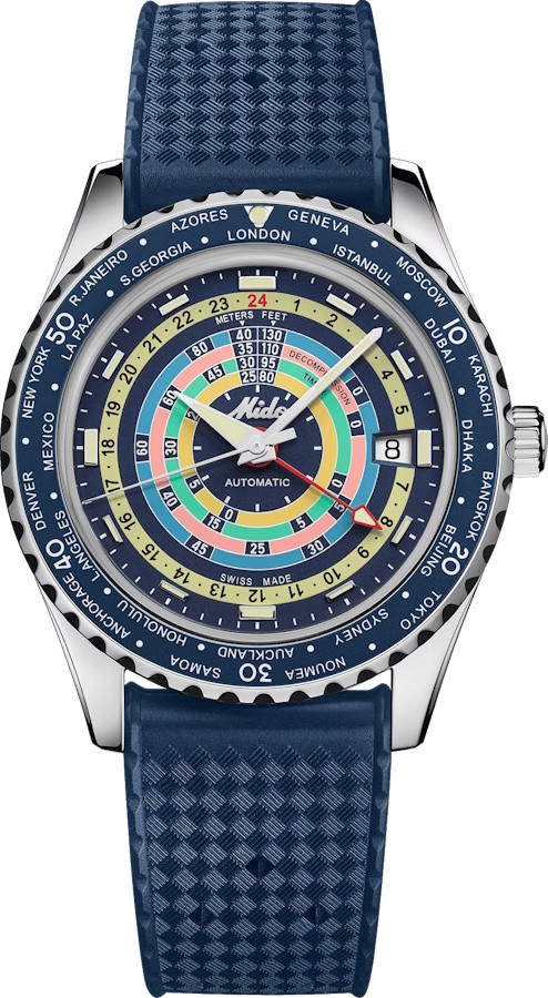 Наручний годинник Mido Ocean Star Decompression Worldtimer M026.829.17.041.00