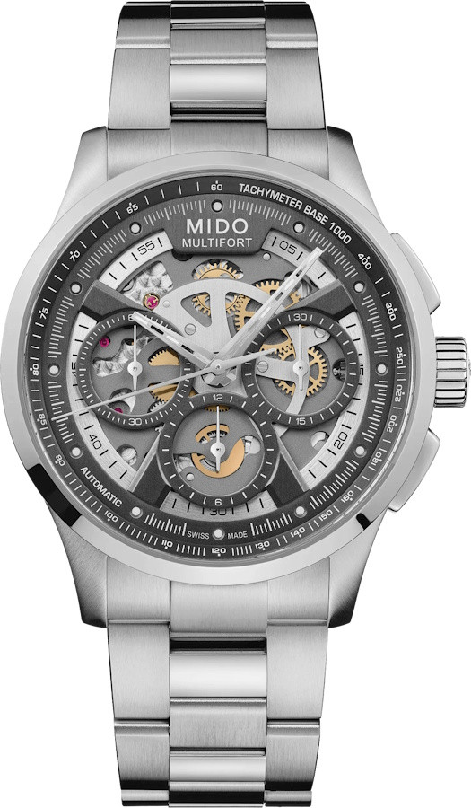 Наручний годинник Mido Multifort Skeleton Chrono M038.662.11.060.00