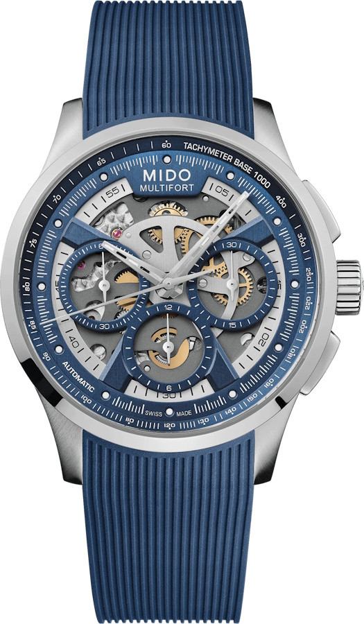 Наручний годинник Mido Multifort Skeleton Chrono M038.662.17.040.00