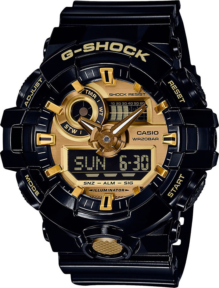 Наручний годинник Casio G-Shock GA-710GB-1A