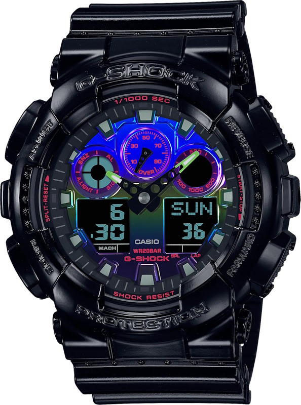 Наручний годинник Casio G-Shock GA-100RGB-1A