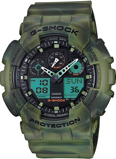Наручний годинник Casio G-Shock GA-100MM-3A