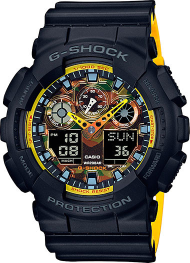 Наручний годинник Casio G-Shock GA-100BY-1A