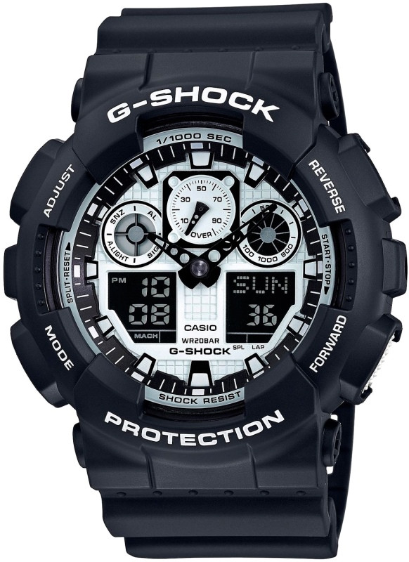 Наручний годинник Casio G-Shock GA-100BW-1A