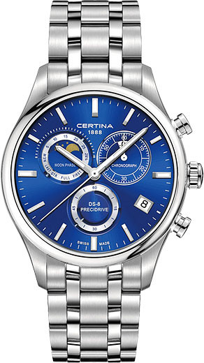 Наручний годинник Certina DS-8 Precidrive Moonphase C033.450.11.041.00