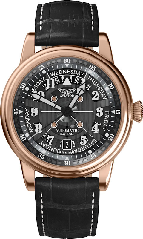 Наручний годинник Aviator Douglas Day-Date V.3.36.2.285.4