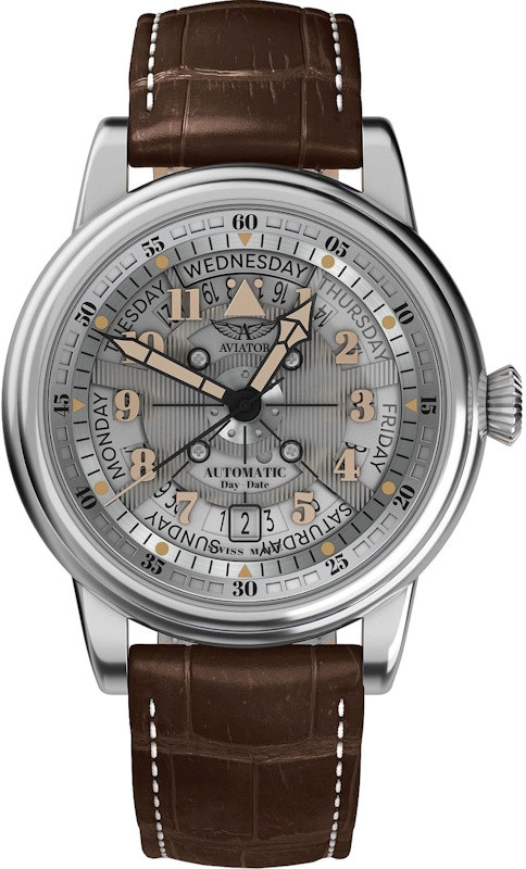 Наручний годинник Aviator Douglas Day-Date V.3.36.0.286.4