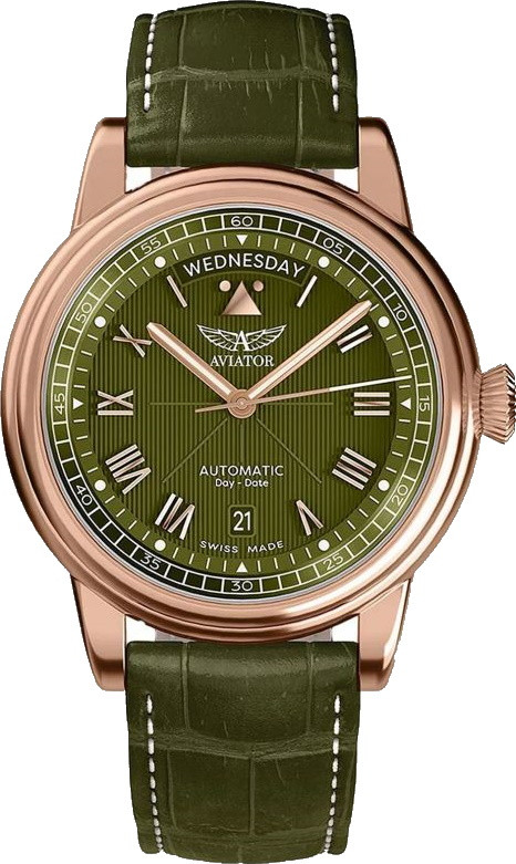 Наручний годинник Aviator Douglas Day-Date 41 V.3.35.2.279.4