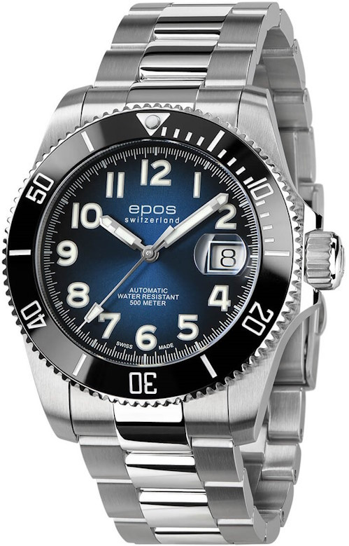 Наручний годинник Epos Diver Titanium 3504.131.80.36.90