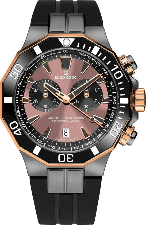 Наручний годинник EDOX Delfin 10112 357GRNCA BRNR