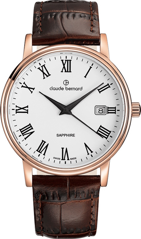 Наручний годинник Claude Bernard Classic Date 53009 37R BR