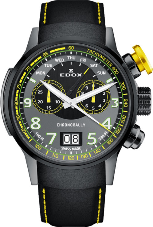 Наручний годинник EDOX Chronorally Dominique Aegerter 38001-TINGNAEG-GNJ