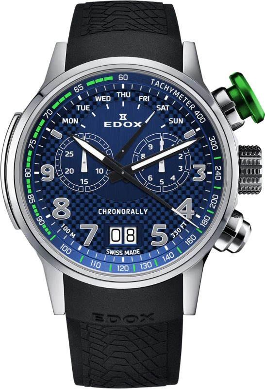 Наручний годинник EDOX Chronorally 38001 TINV BUV3