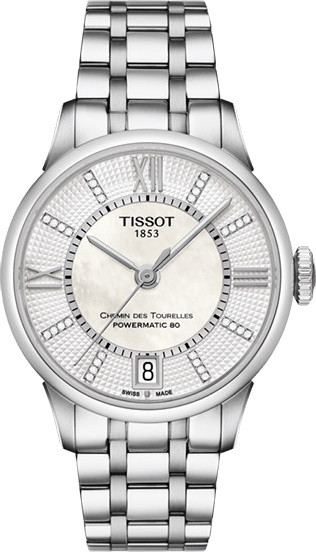 Наручний годинник TISSOT Chemin Des Tourelles Powermatic 80 Lady T099.207.11.116.00