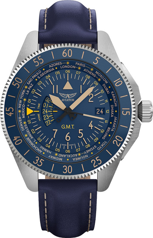Наручний годинник Aviator Airacobra GMT V.1.37.0.304.4