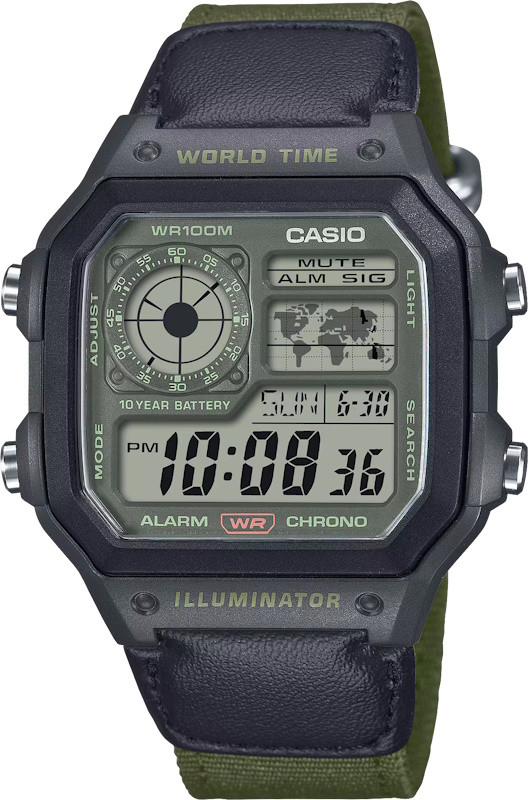Наручний годинник Casio AE-1200WHUB-3A
