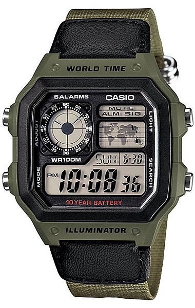 Наручний годинник Casio AE-1200WHB-3B