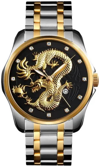 Наручний годинник SKMEI 9193 Silver-Gold