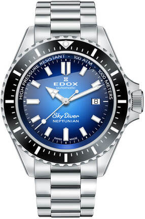 Наручний годинник EDOX SkyDiver Neptunian 80120 3NM BUIDN