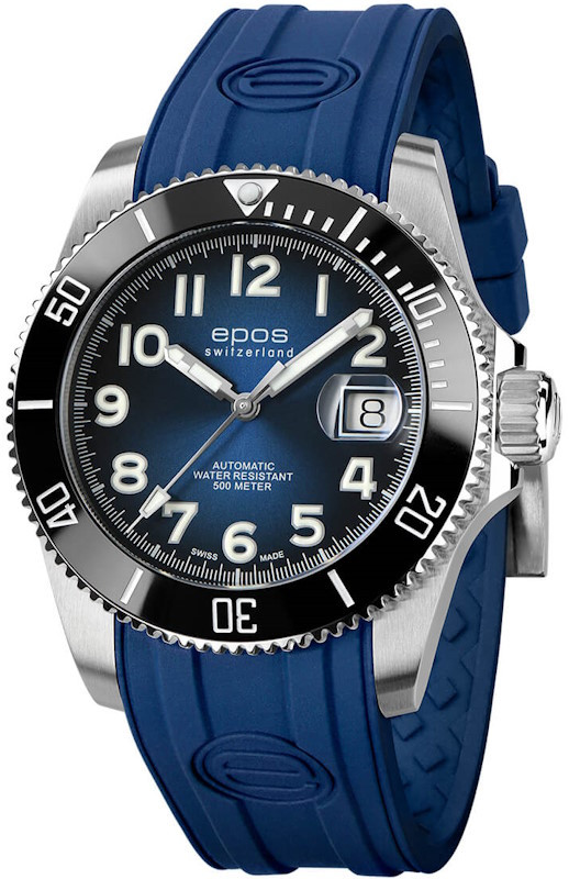 Наручний годинник Epos Diver Titanium 3504.131.80.36.56